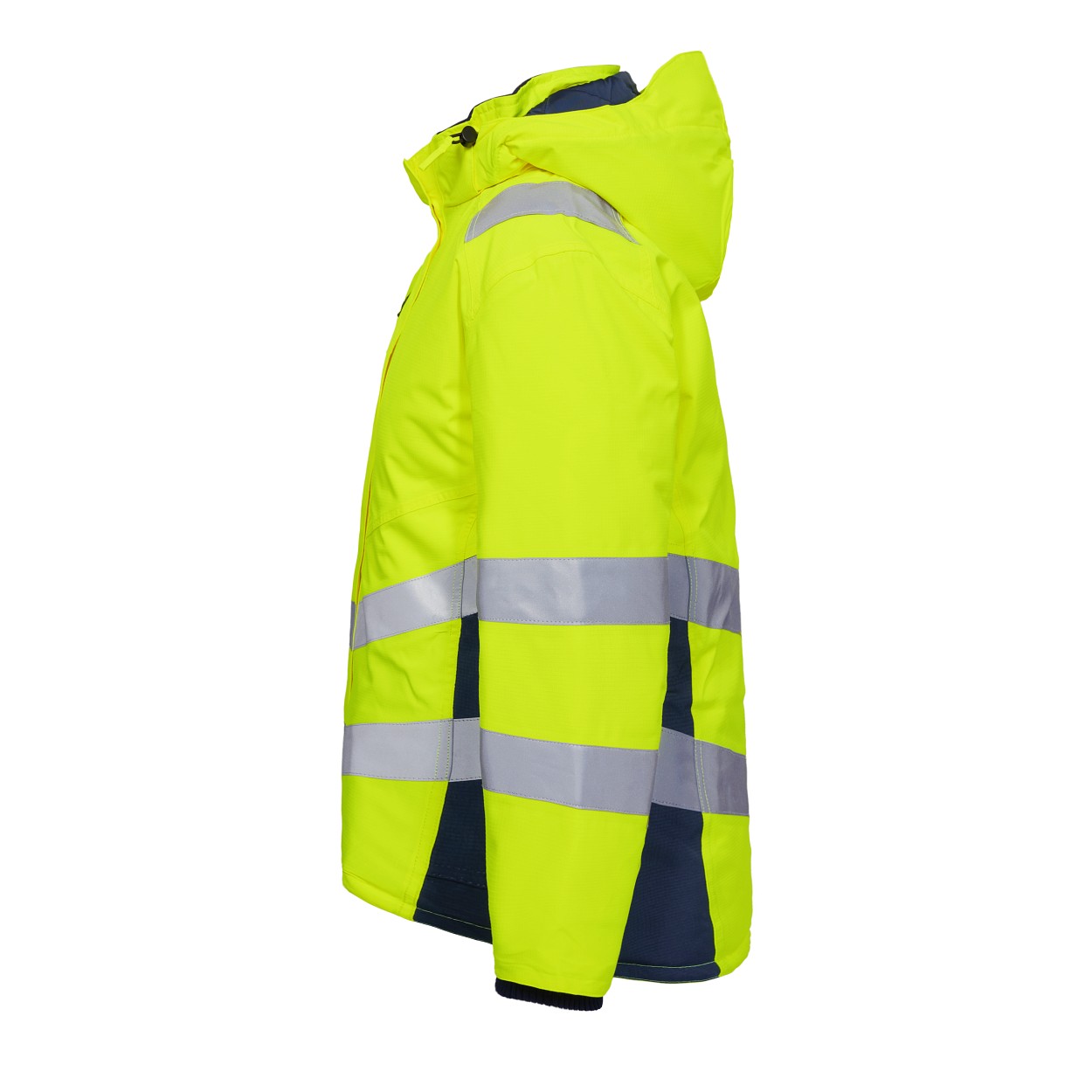 ENGEL Safety Damen Winterjacke in Gelb/Blue Ink, Größe XS