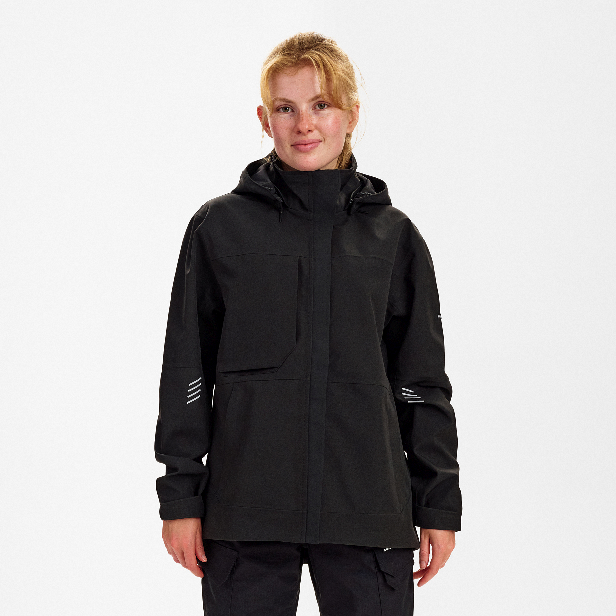 Entire Damen Shelljacke in Schwarz, Größe XS
