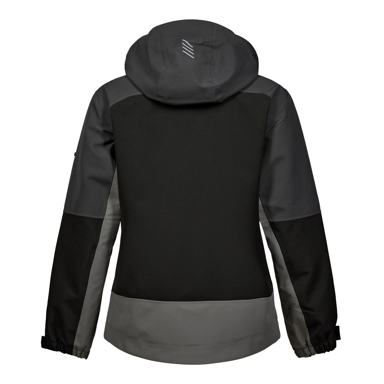 ENGEL Entire Damen Shelljacke in Schwarz/Anthrazit Grau, Größe XS