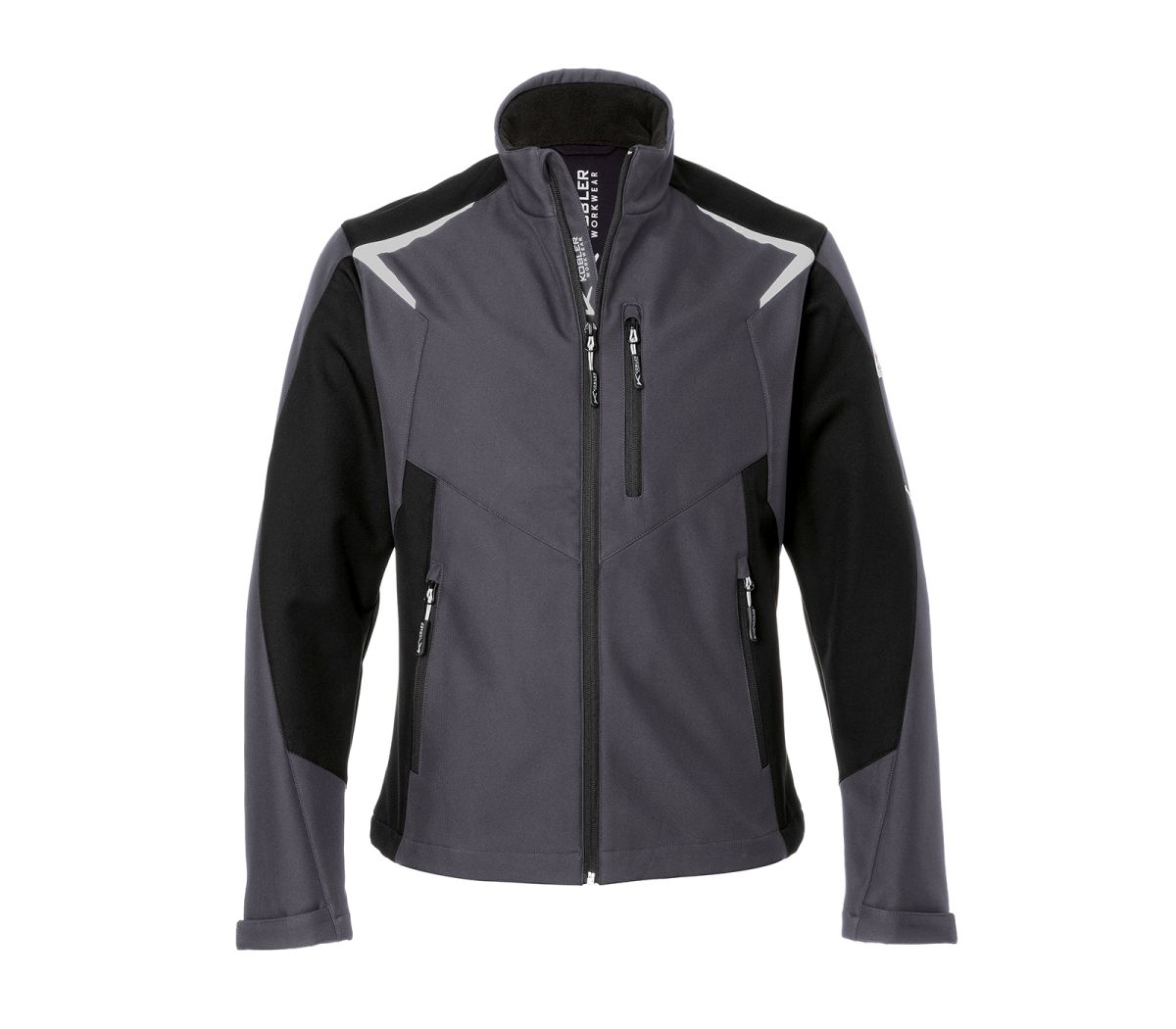 KÜBLER BODYFORCE Ultrashell Jacke in Anthrazit / Schwarz, Größe 4XL