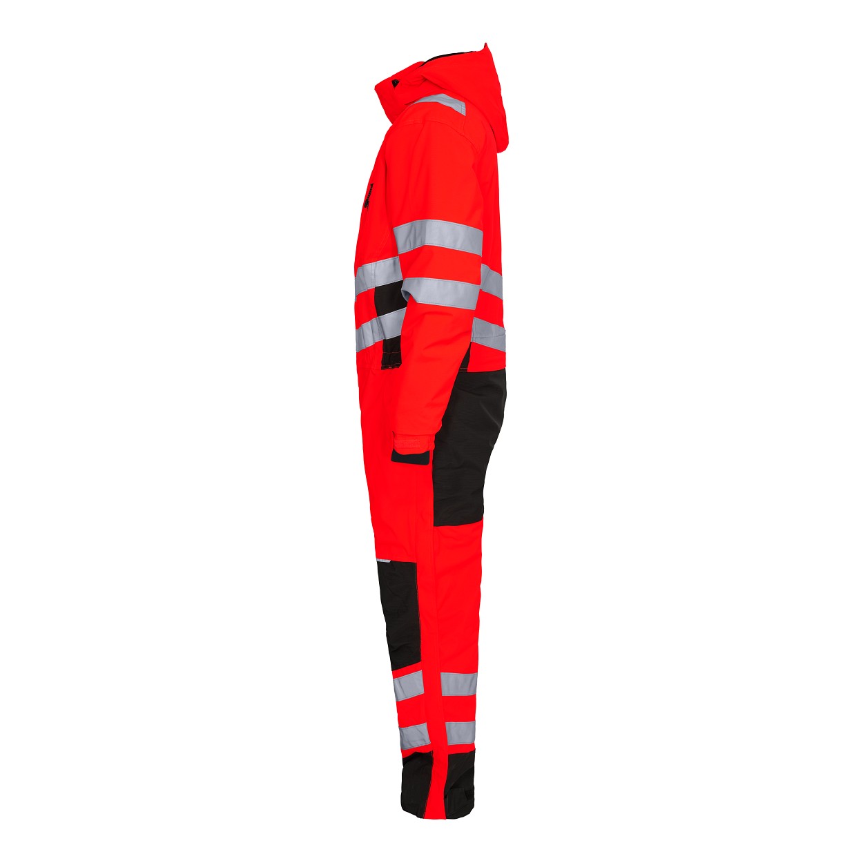 ENGEL Safety Winteroverall in Rot/Schwarz, Größe XS