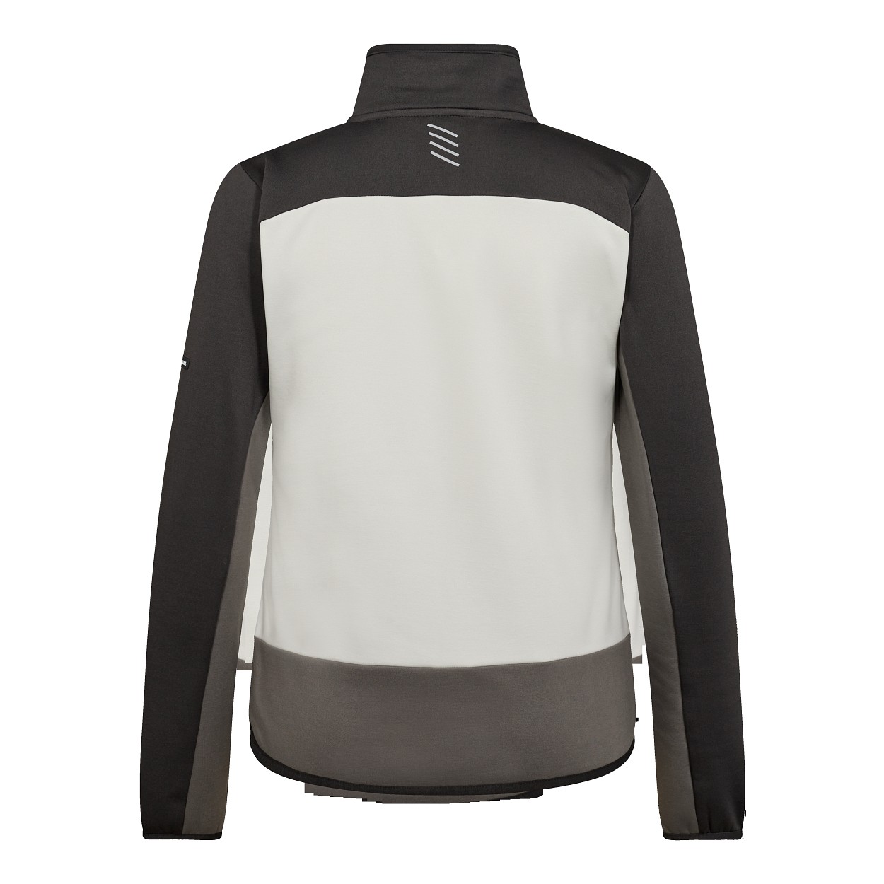 ENGEL Entire Damen Midlayer-Cardigan in Bone White / Anthracite Grey, Größe XS