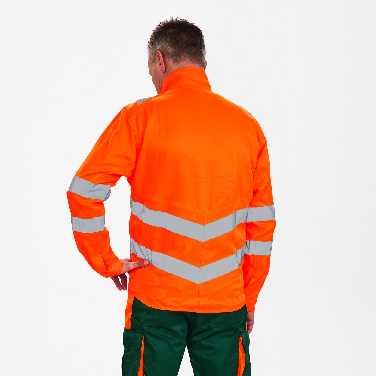 ENGEL Safety Light Arbeitsjacke in Hi-vis Orange, Größe 2XL