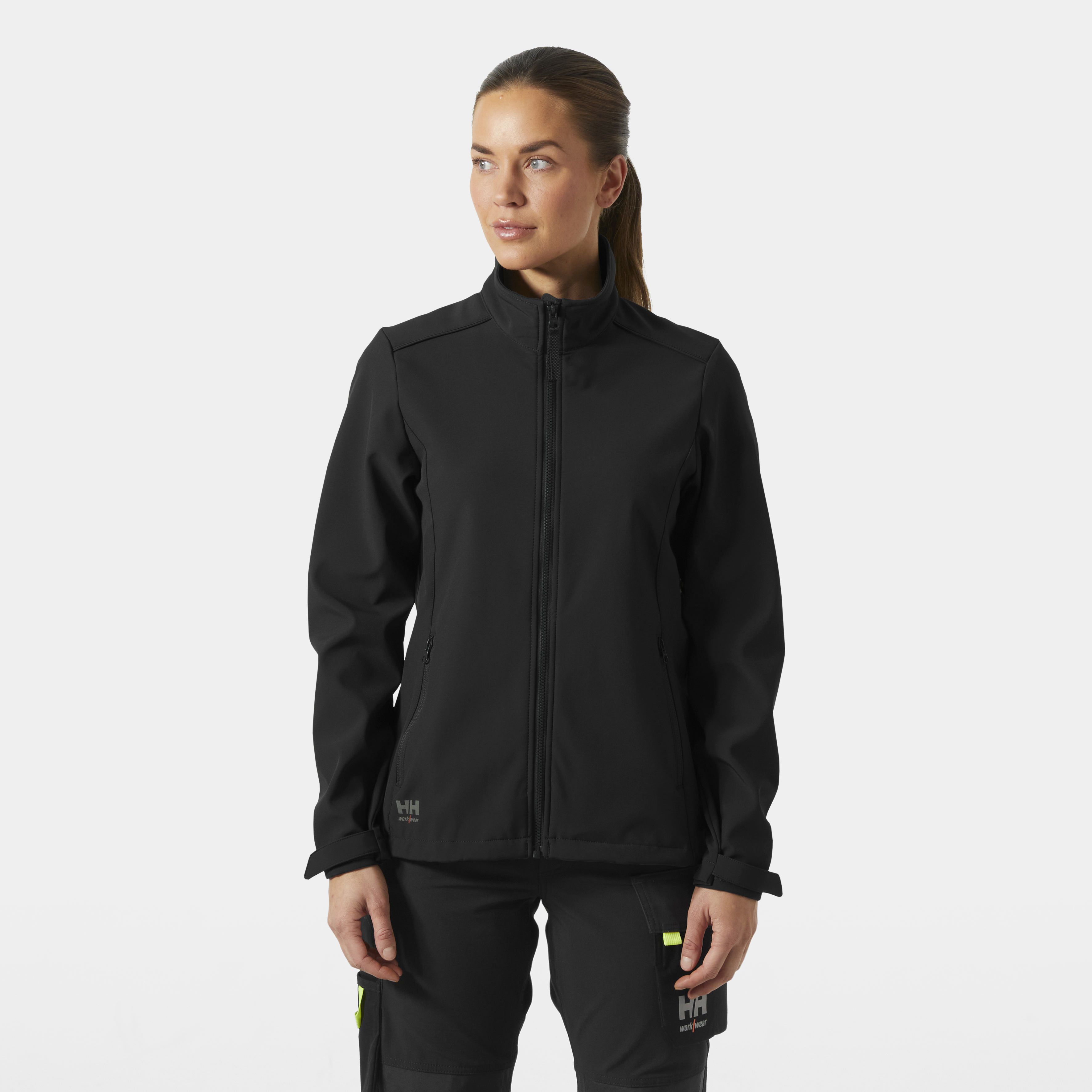 Damen "MANCHESTER 2.0" SOFTS Jacke in Ebony, Größe 3XL von Helly Hansen Workwear