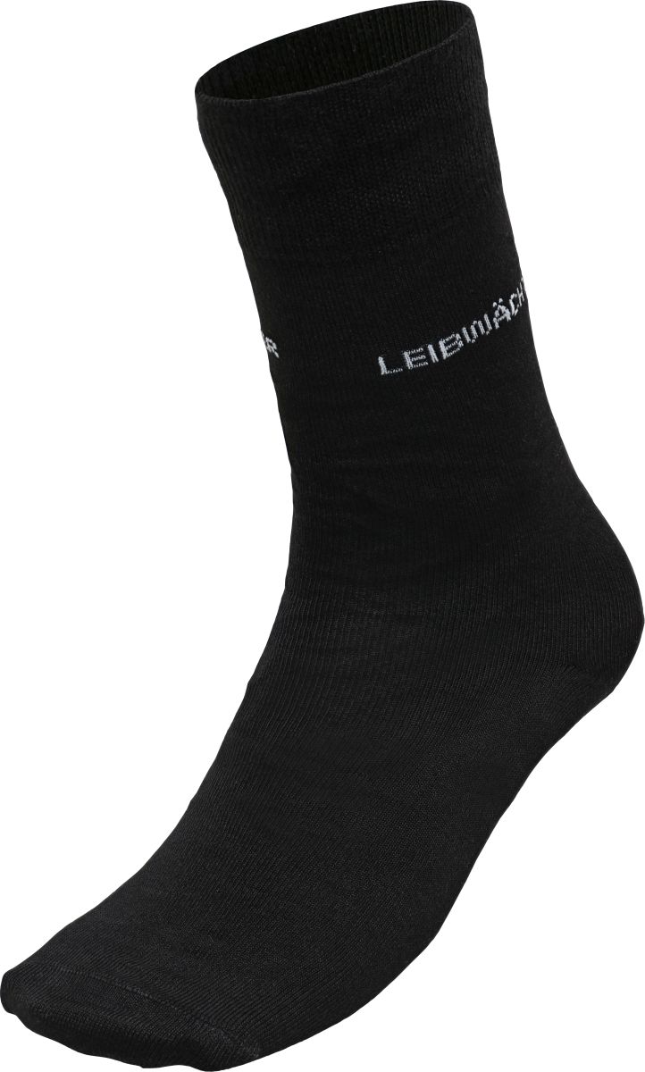 Socke Sport "hoch" in Schwarz LWSH von Leibwächter Socke Sport "hoch" LWSH, Gr. 45-47 in Schwarz von Leibwächter