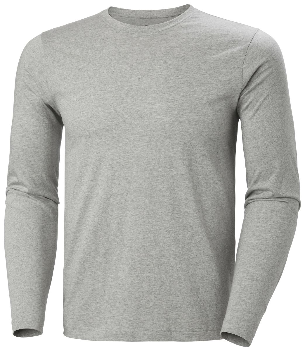 Longsleeve Classic in Grey Melange, Gr. XS von Helly Hansen Workwear