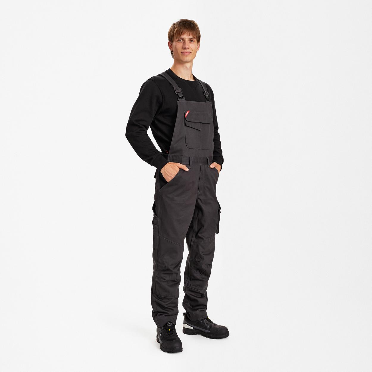 ENGEL WelCot Latzhose in Anthrazit Grau, Größe 26