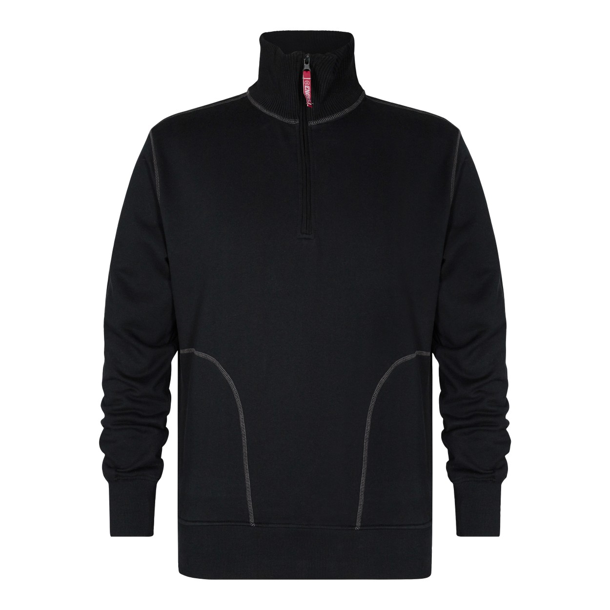 ENGEL Extend Sweatshirt mit hohem Kragen in Schwarz, Größe XS