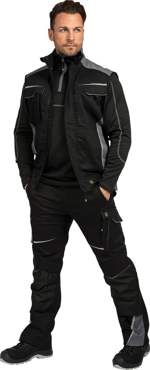 Weste Flex Line Schwarz/Grau FLEXV, Gr. 2XL von Leibwächter