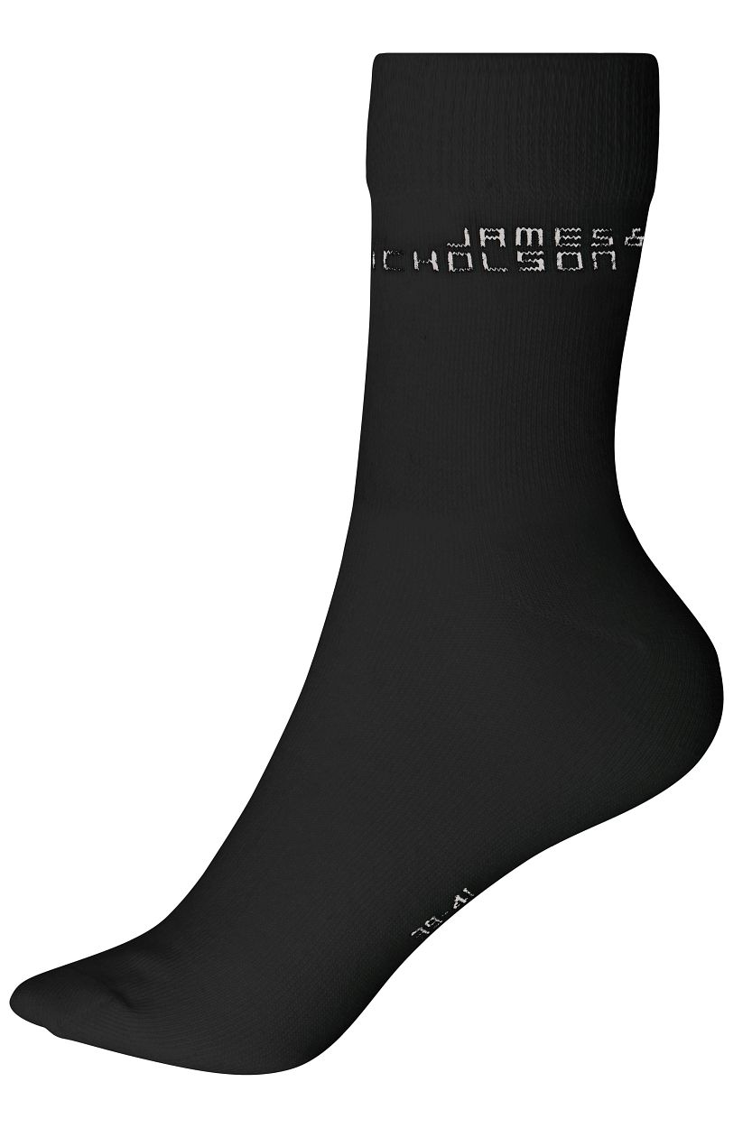 Bio Socks "8032" in Black, Größe 45-47 - Daiber