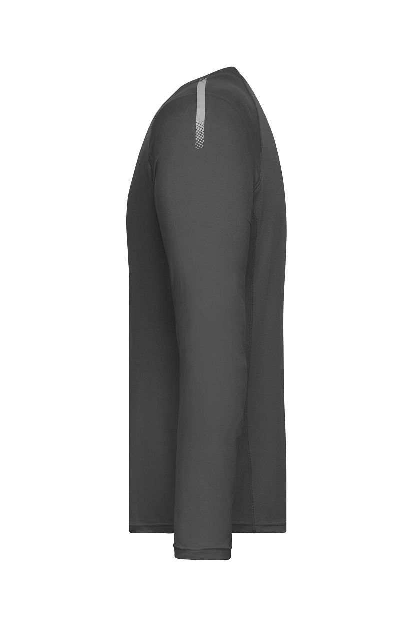 Men's Sports Shirt Long-Sleeved GRS "JN522" in Titan, Größe 3XL - Daiber