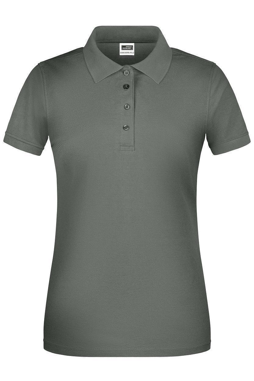 Ladies' ORGANIC Workwear Polo OCS Blended "JN873" in Dark-Grey, Größe 4XL - Daiber