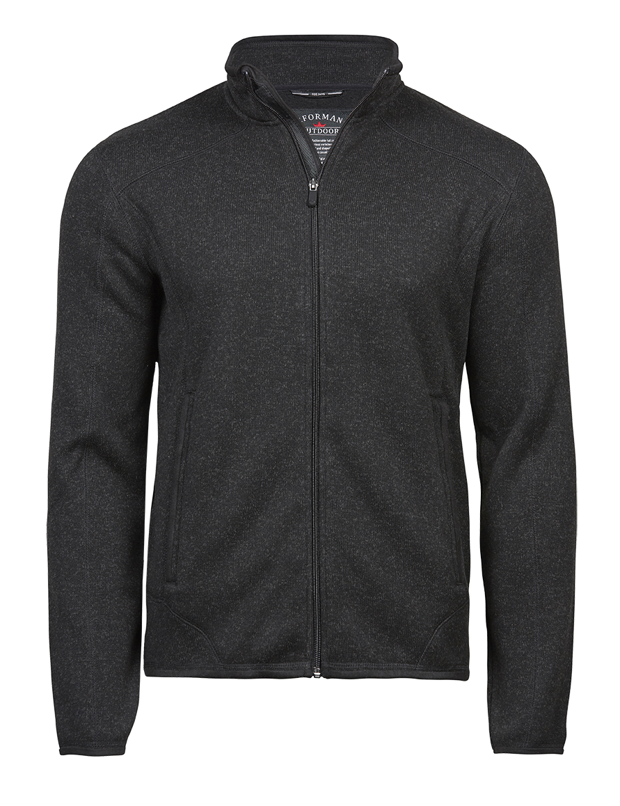 Men´s Outdoor Fleece Jacket in Black, Größe 3XL von Tee Jays