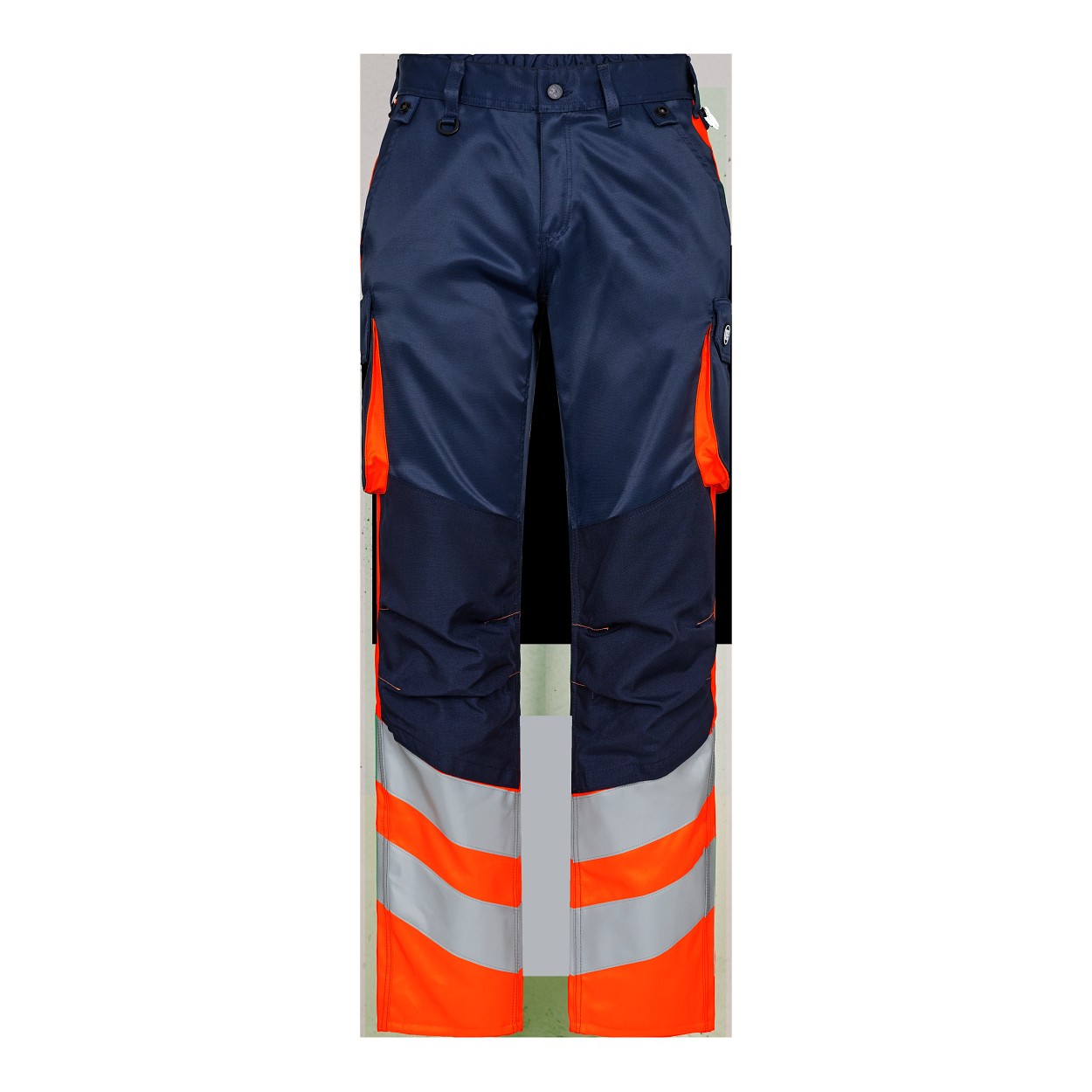 ENGEL Safety Light Arbeitshose in Blue Ink/Orange, Größe 106