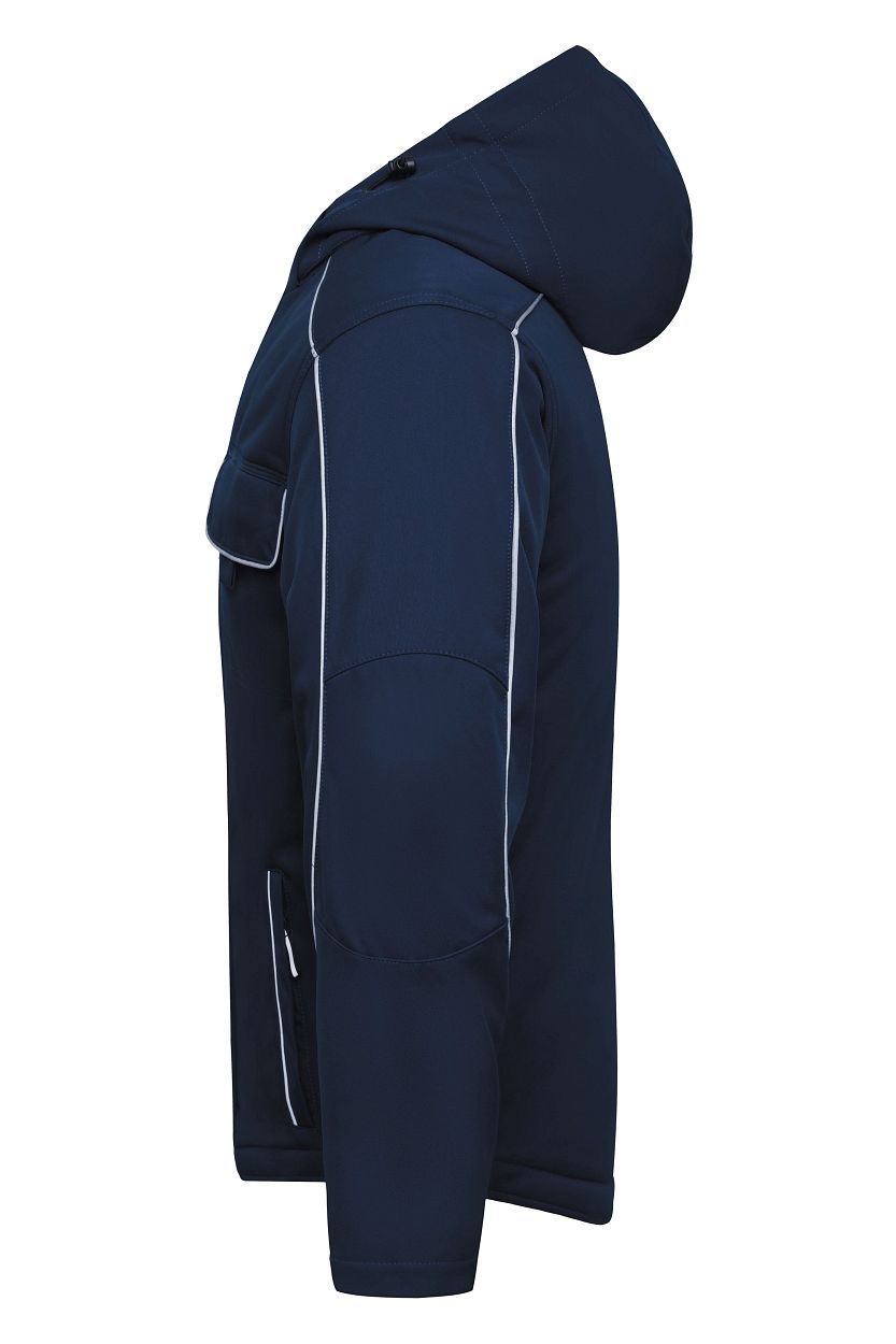 Workwear Softshell Padded Jacket - SOLID - "JN886" in Navy, Größe 6XL - Daiber