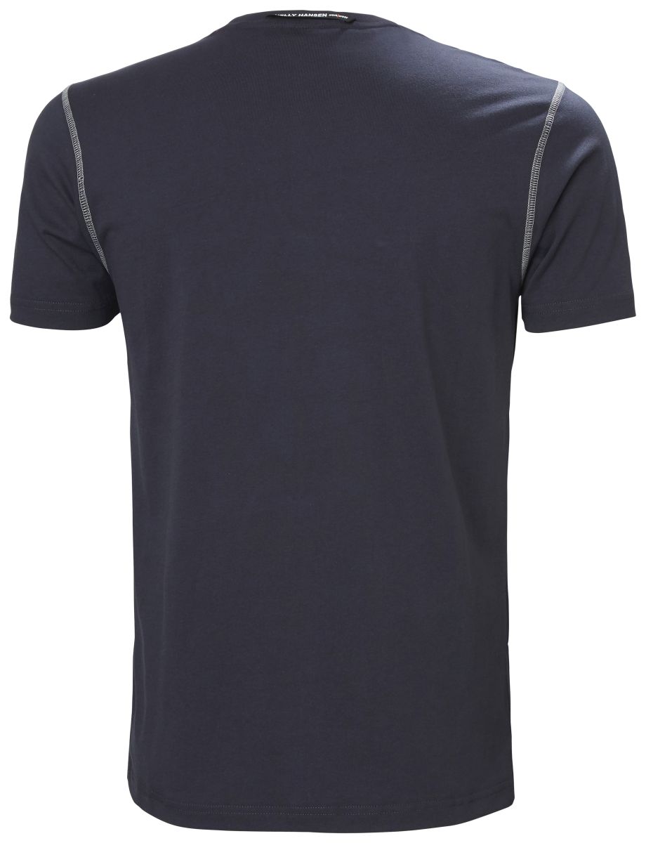 T-Shirt OXFORD 4X HH CONNECT™ in Navy, Gr. L von Helly Hansen Workwear