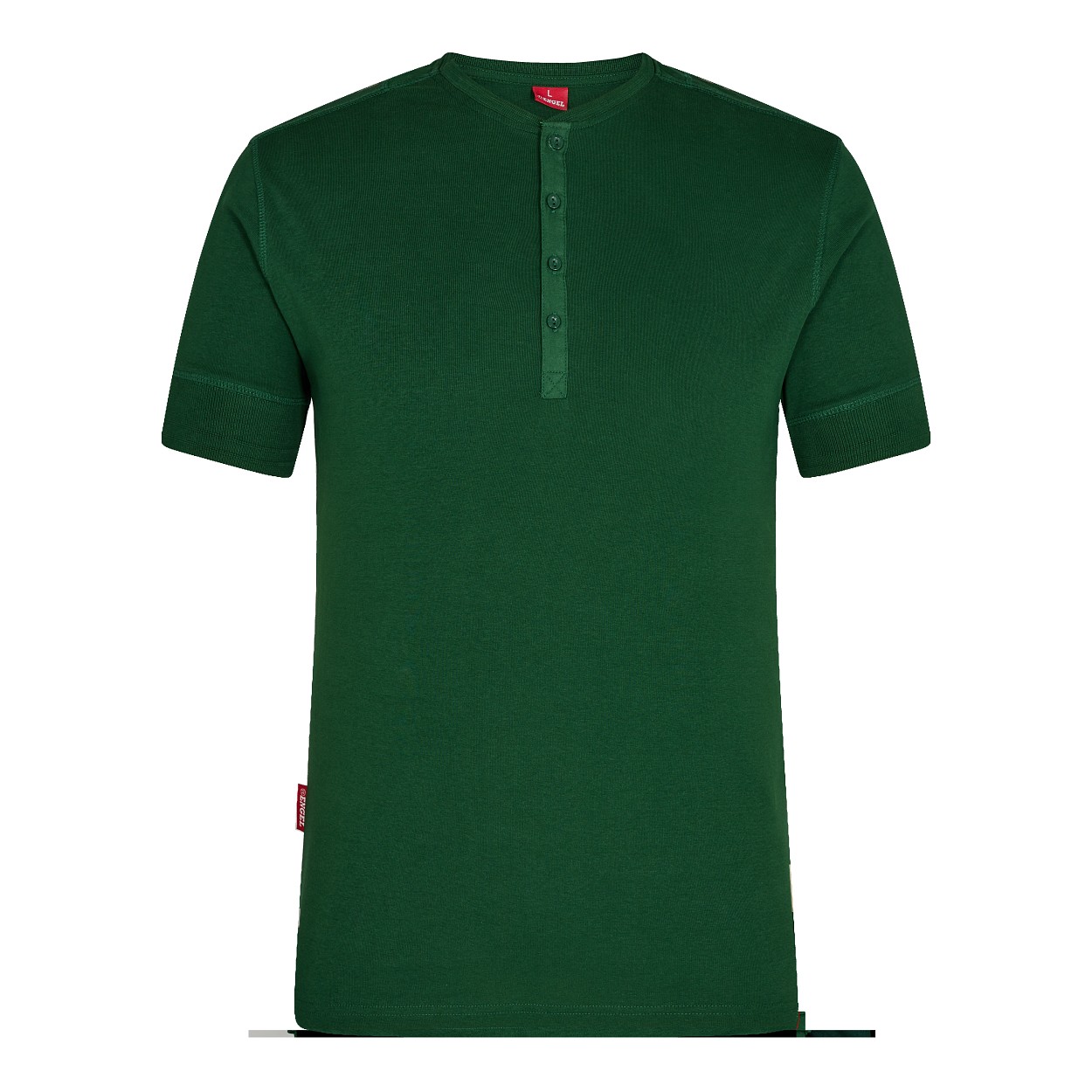 ENGEL Extend Grandad T-Shirt in Grün, Größe XS