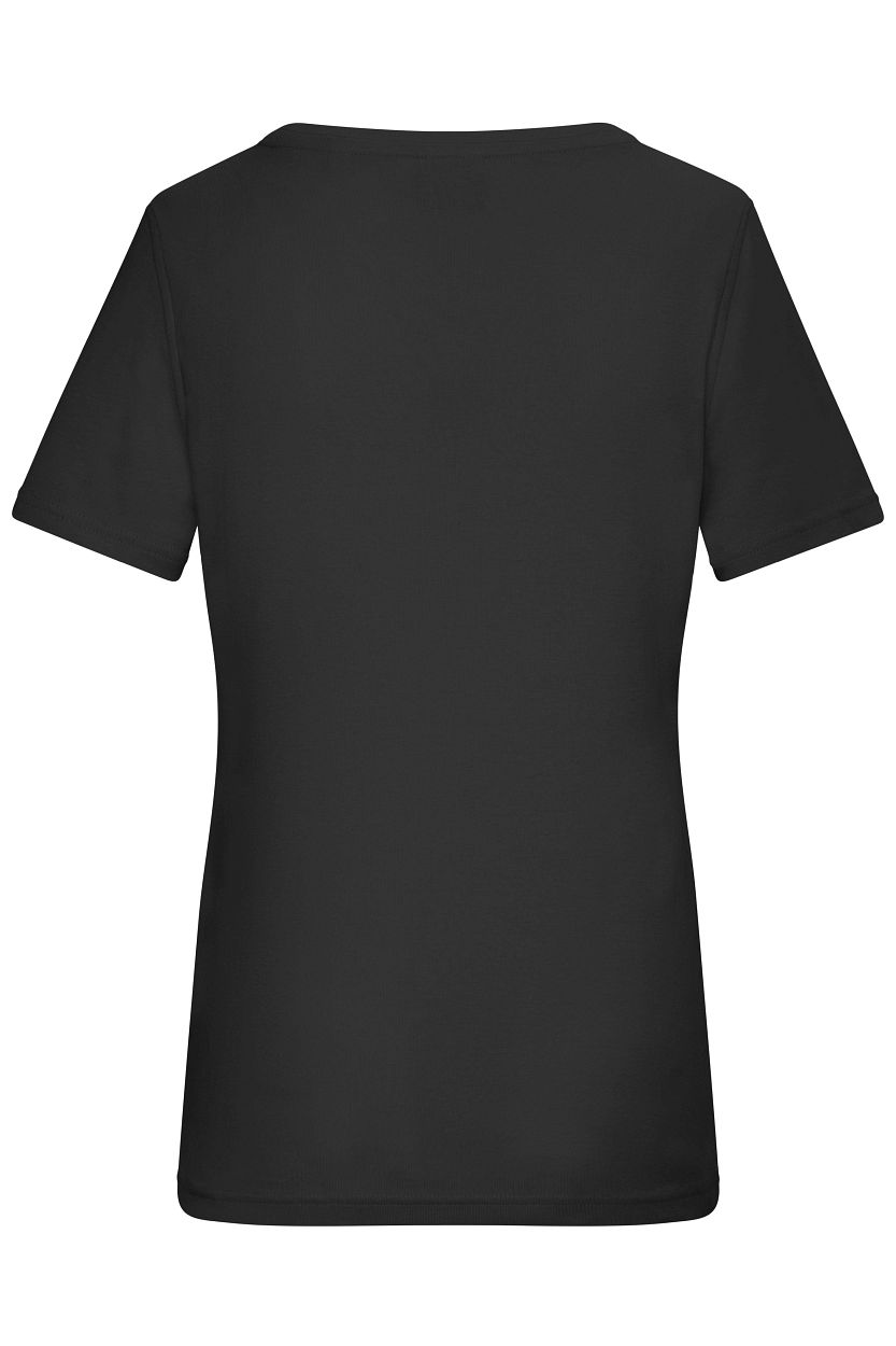 Ladies' T-Shirt 1:1 Rib OCS Standard "8039" in Black, Größe 2XL - Daiber
