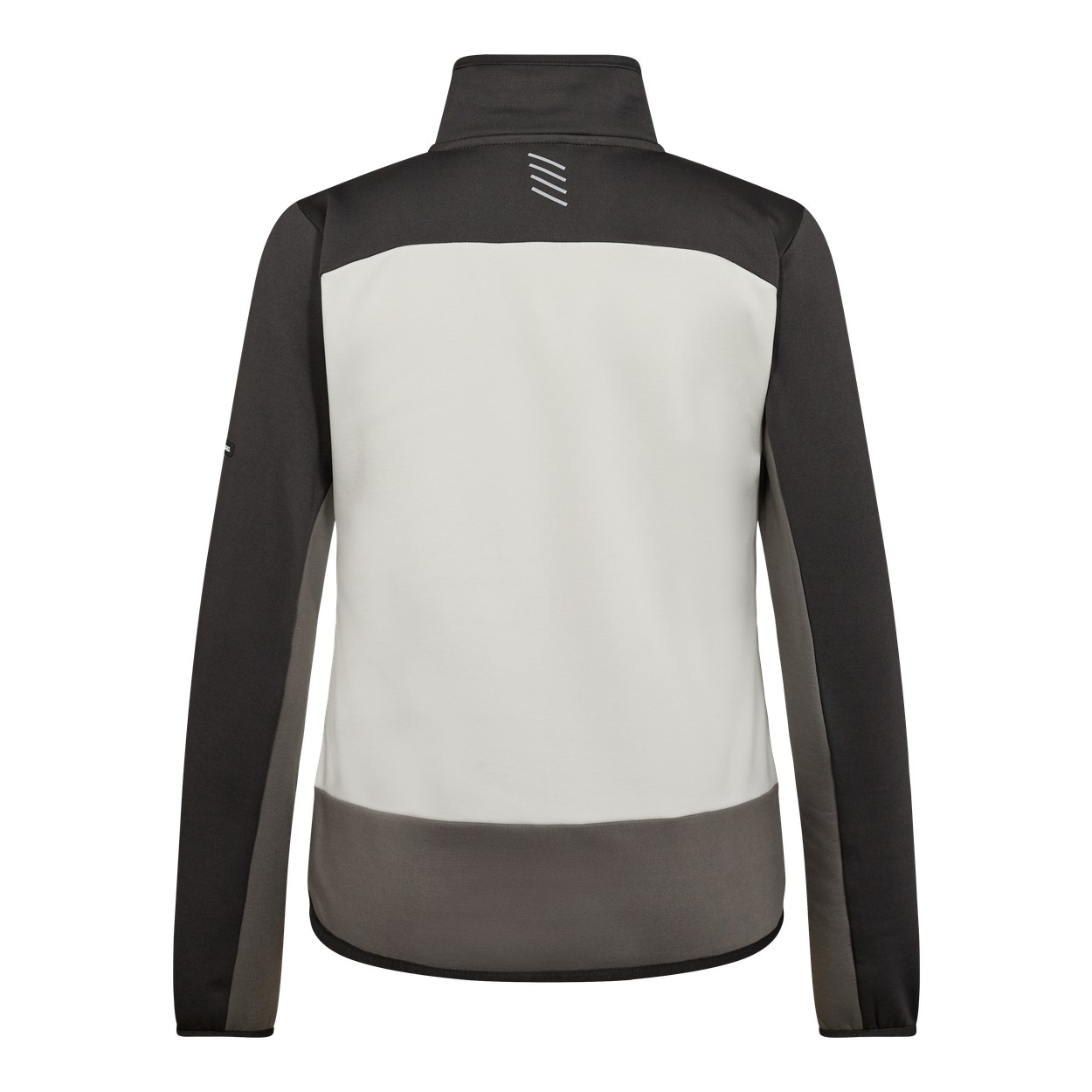 ENGEL Entire Damen Midlayer-Cardigan in Bone White / Anthracite Grey, Größe XS