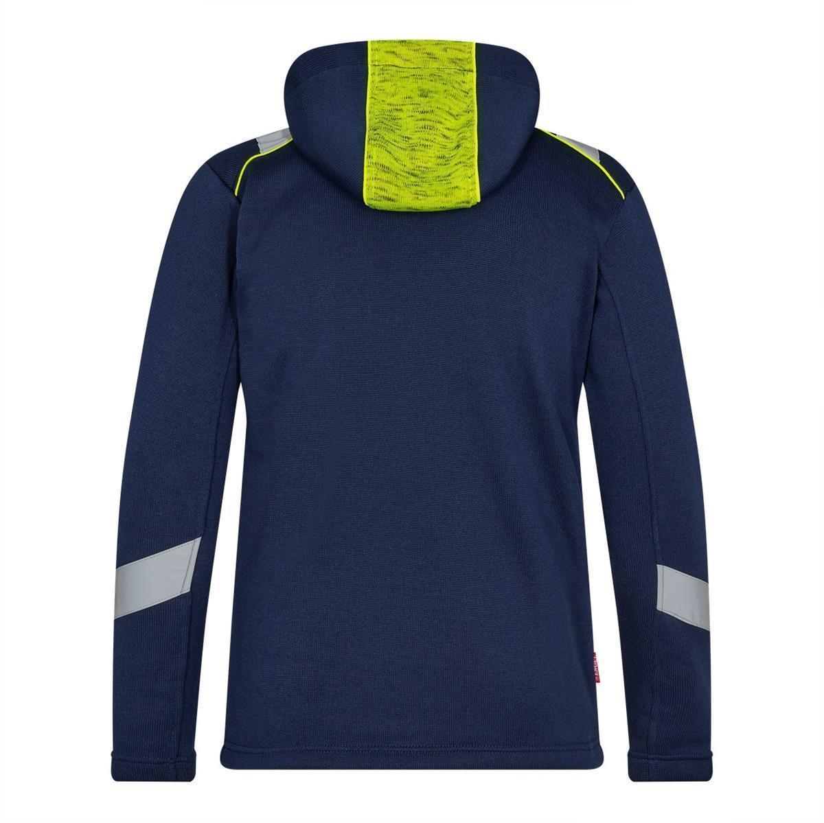 ENGEL Cargo 8870-256 Strickcardigan in Blue Ink/Gelb, Größe XS