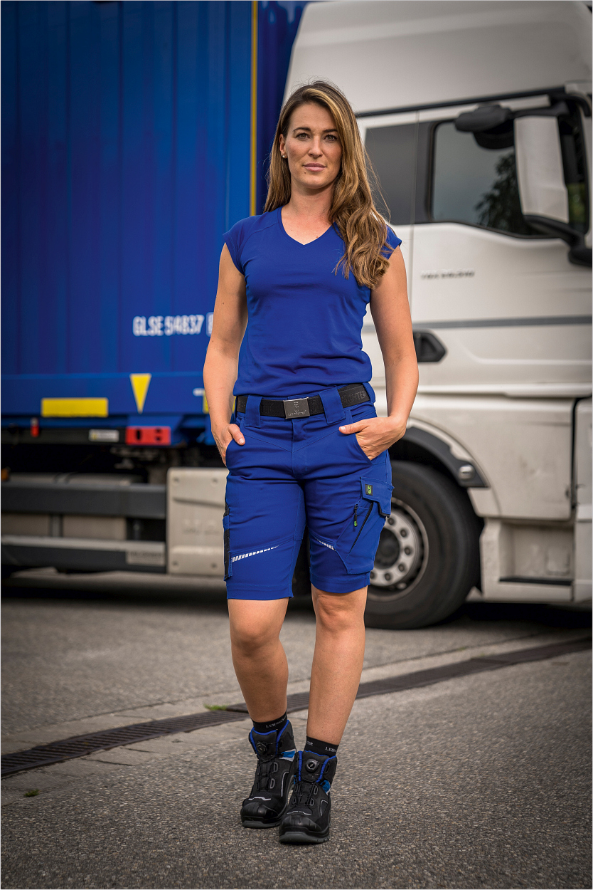 Damen T-Shirt "Lisa" Flex Line Kornblau FLXDT, Gr. 36 von Leibwächter Damen T-Shirt "Lisa" Flex Line Kornblau FLXDT, Gr. 52 von Leibwächter