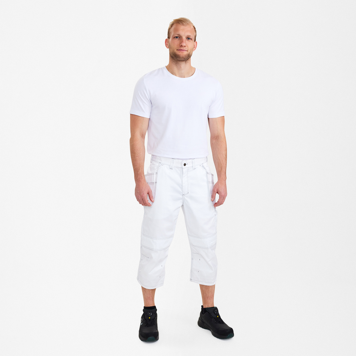 ENGEL Combat 3/4 Hose mit Holstertaschen in Weiss, Größe 54