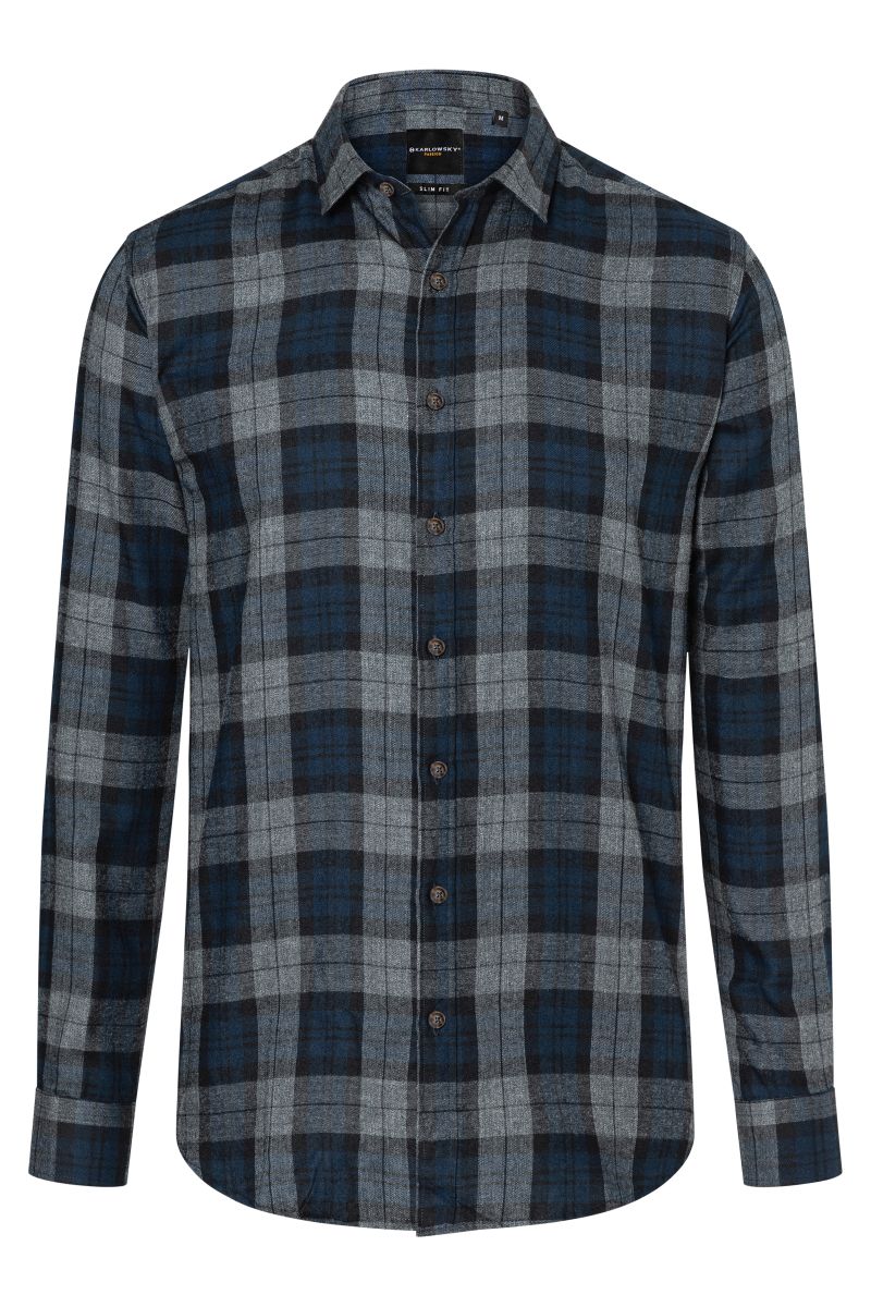 Herren Karohemd Urban-Style Größe XL in Marine von Karlowsky