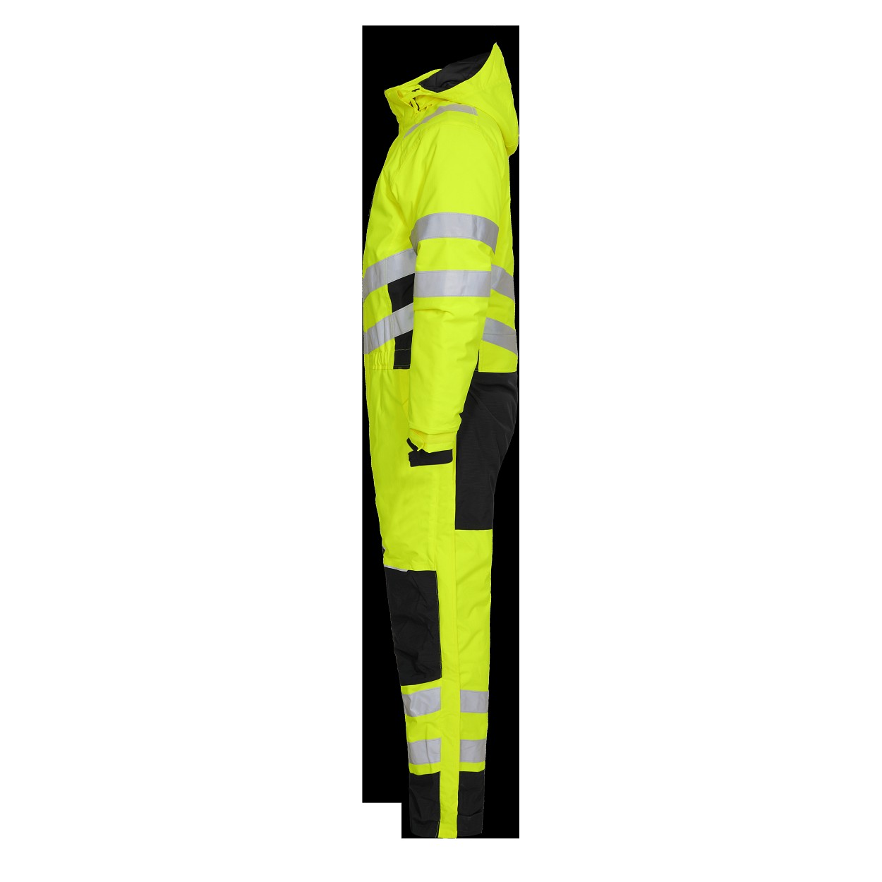 ENGEL Safety Winteroverall in Gelb/Schwarz, Größe 2XL