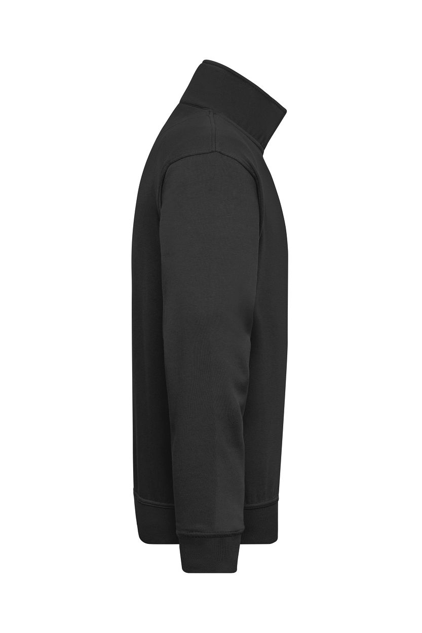 Workwear Half-Zip Sweat "JN831" in Black, Größe 6XL - Daiber