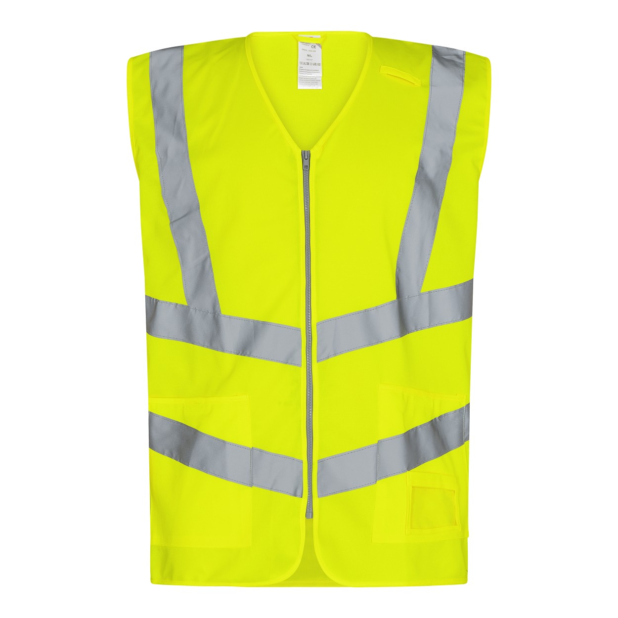 ENGEL Safety Weste mit Reißverschluss in Gelb, Größe 3XL/4XL