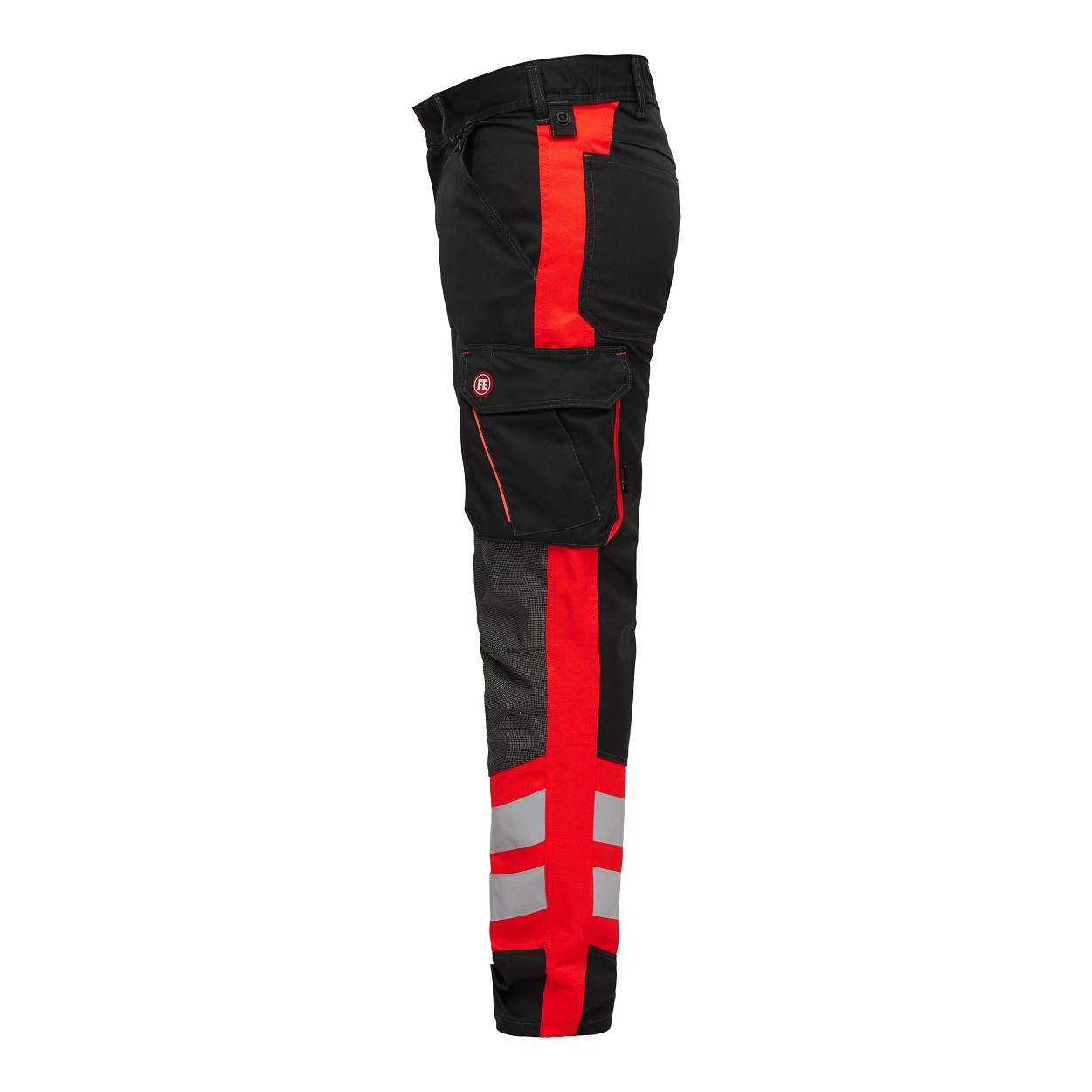 ENGEL Cargo Hose in Schwarz/Rot, Größe 106