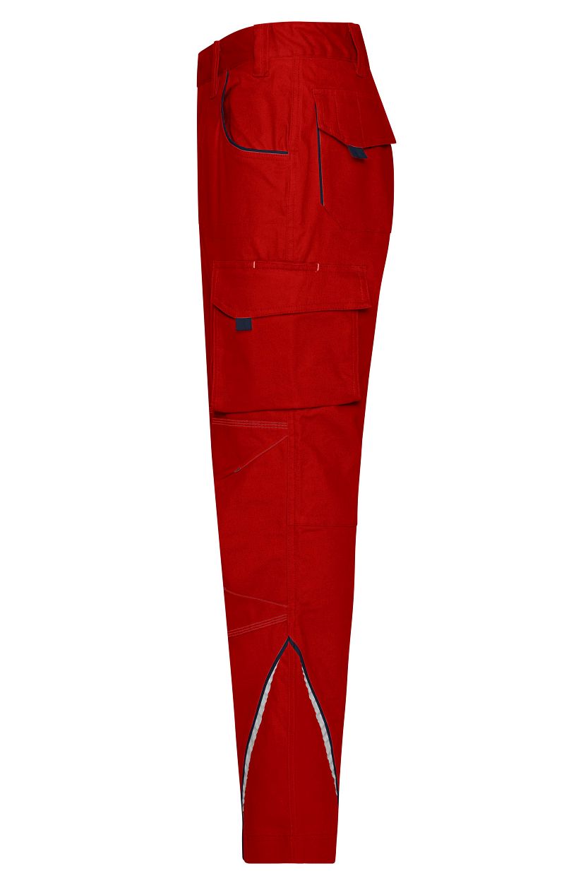 Workwear Pants - COLOR - "JN847" in Red/Navy, Größe 62 - Daiber
