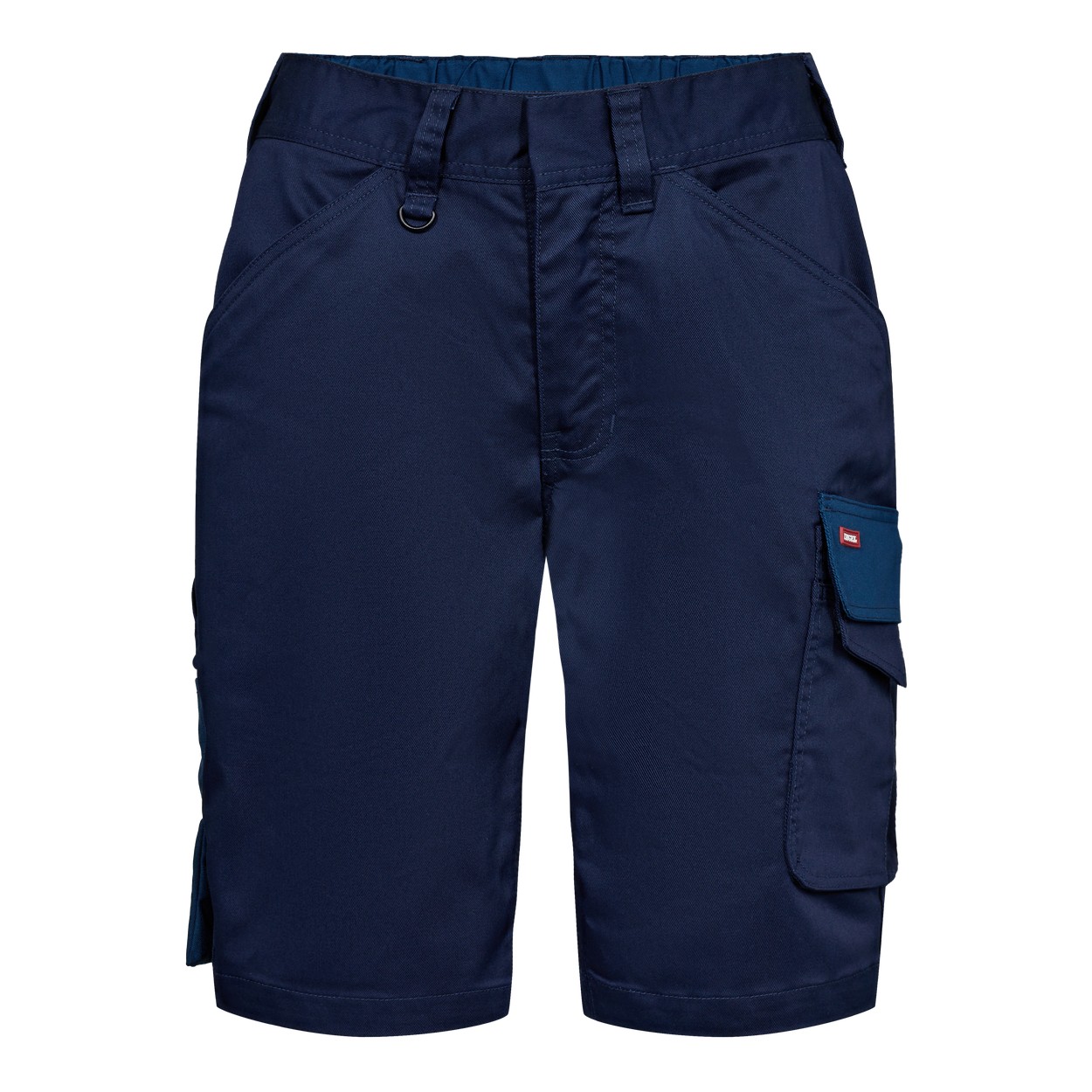 ENGEL Galaxy Damen Arbeitsshorts mit 2-Wege-Stretch in Blue Ink/Dark Petrol, Größe 48