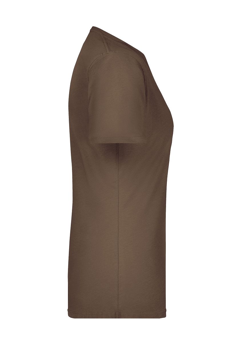 Ladies' Basic-T "JN901" in Brown, Größe 3XL - Daiber