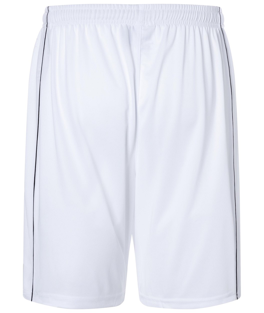 Basic Team Shorts "JN387" in White/Black, Größe 2XL - Daiber