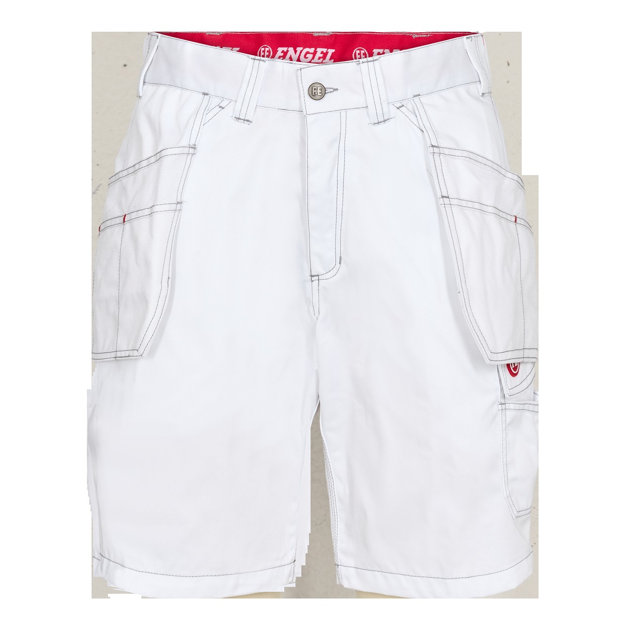 ENGEL Combat Arbeitsshorts mit Holstertaschen in Weiss, Größe 54