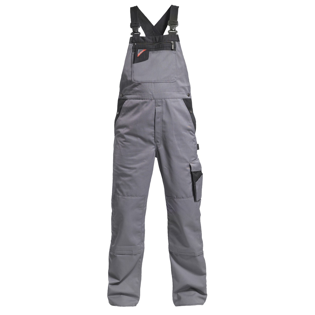 ENGEL Enterprise Latzhose in Grau/Schwarz, Größe 106