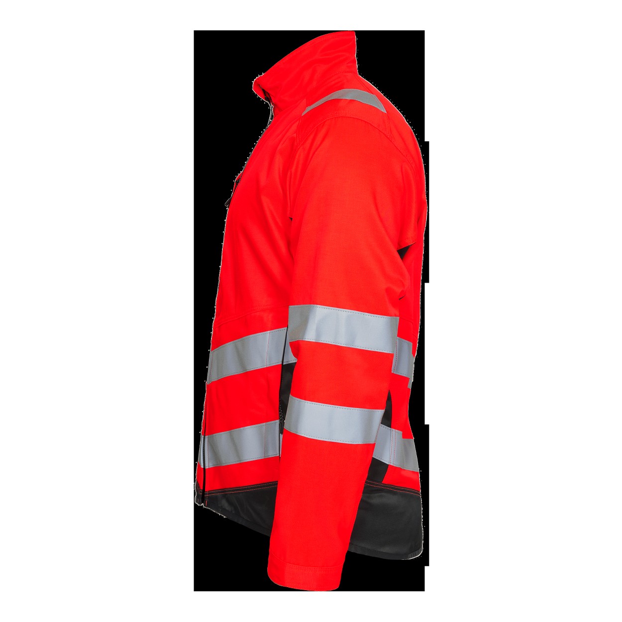 ENGEL Safety Light Arbeitsjacke in Rot/Schwarz, Größe XS