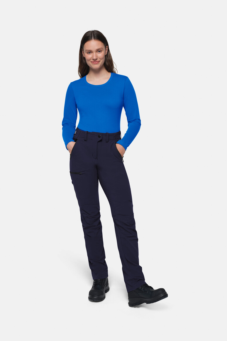 HAKRO 740 DAMEN FUNKTIONSHOSE X-STRETCH in Tinte, Größe 3XL