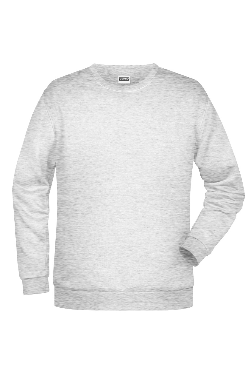 Men's Promo Sweat "JN794" in Ash, Größe 5XL - Daiber