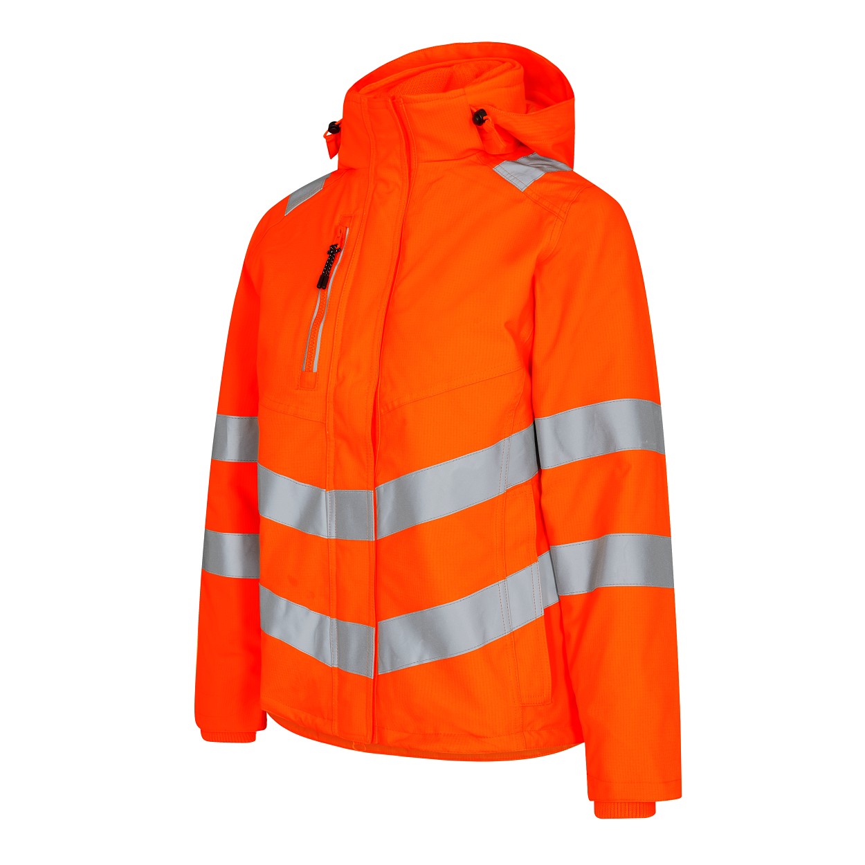 Safety Damen Winterjacke in Hi-vis Orange, Größe XS