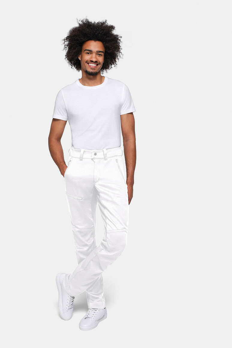 HAKRO 711 Performancehose ECO in weiß, Größe 6XL