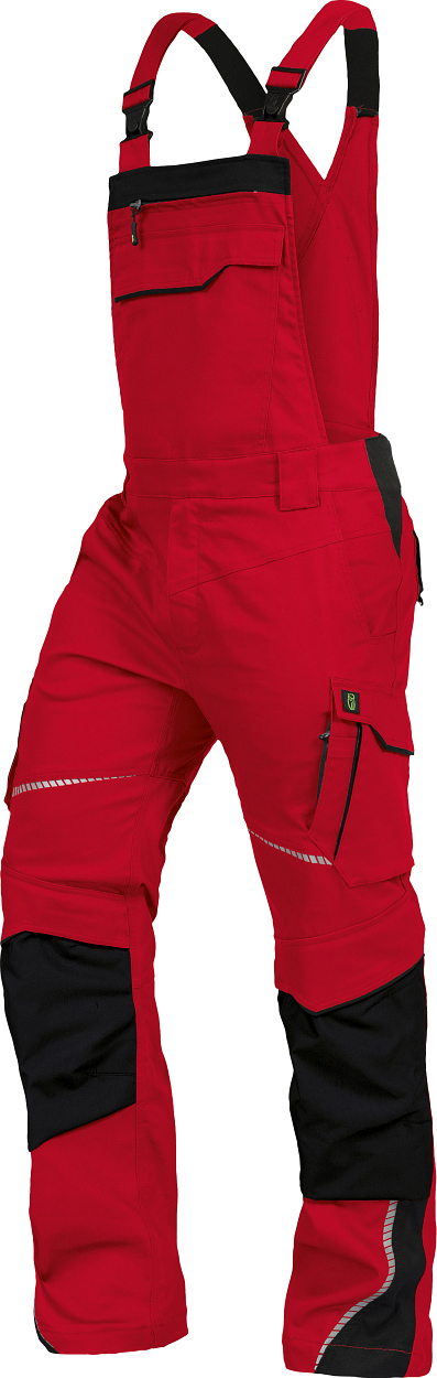 Latzhose Flex Line Rot/Schwarz FLEXL, Gr. 102 von Leibwächter Latzhose Flex Line Rot/Schwarz FLEXL, Gr. 98 von Leibwächter
