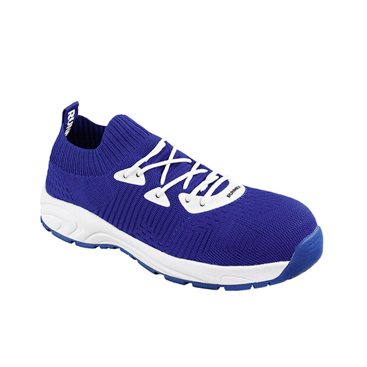 RUNNEX® S1-Sicherheitshalbschuhe SportStar in Blau / Weiß, Gr. 45