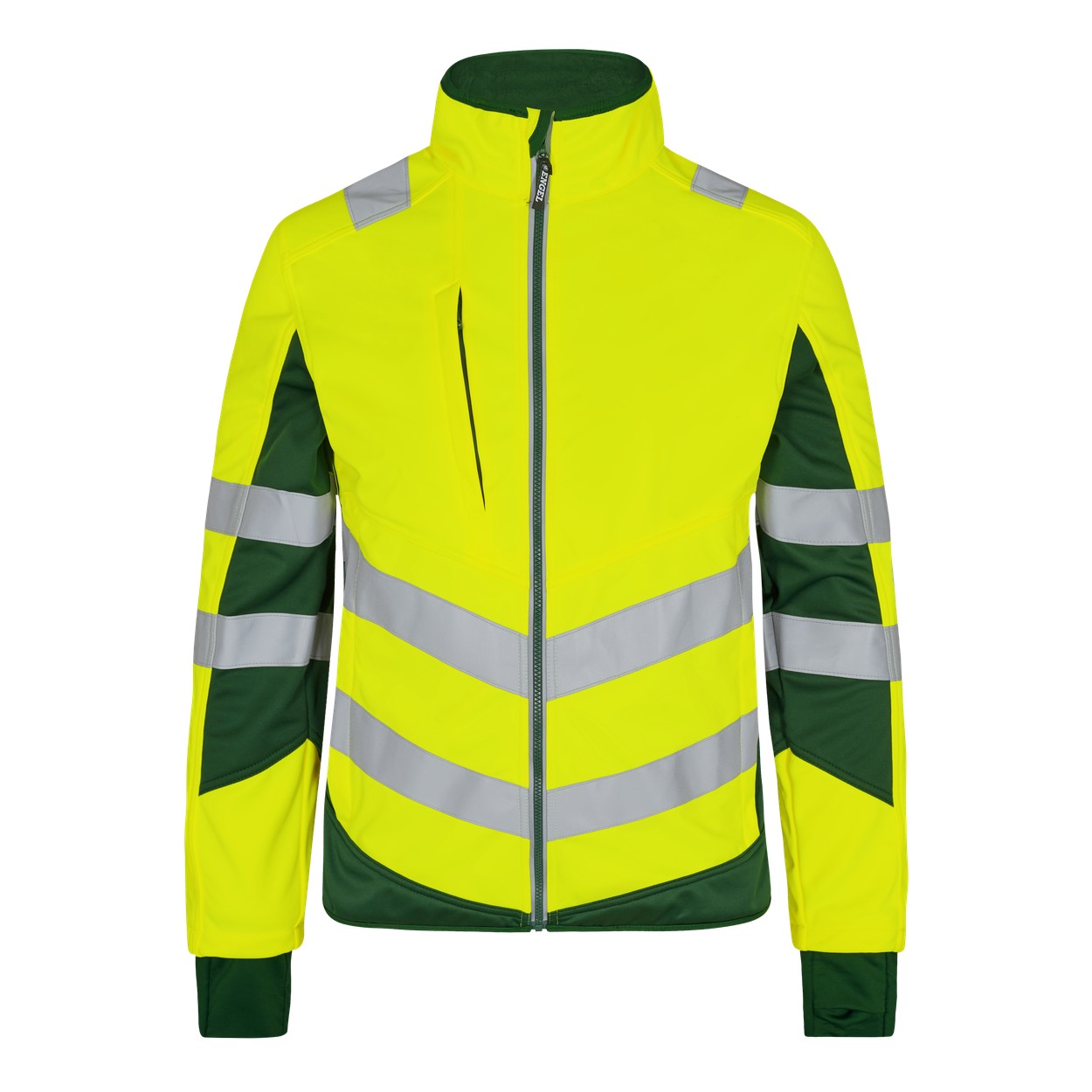 ENGEL Safety Softshelljacke in Gelb/Grün, Größe XS