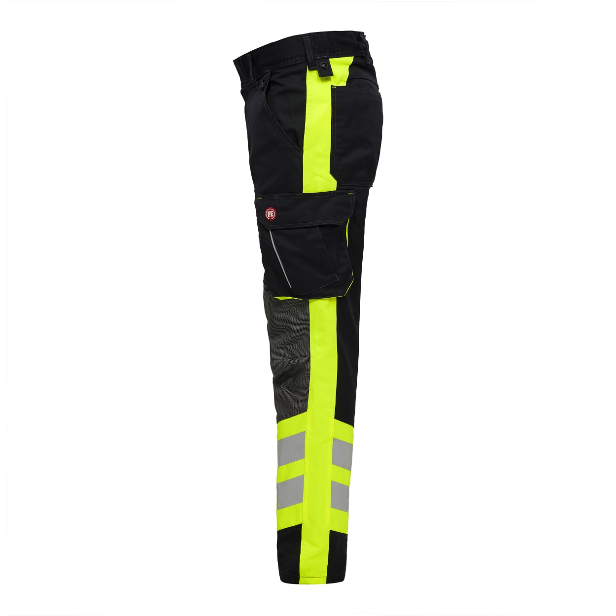 ENGEL Cargo Hose in Schwarz/Gelb, Größe 106