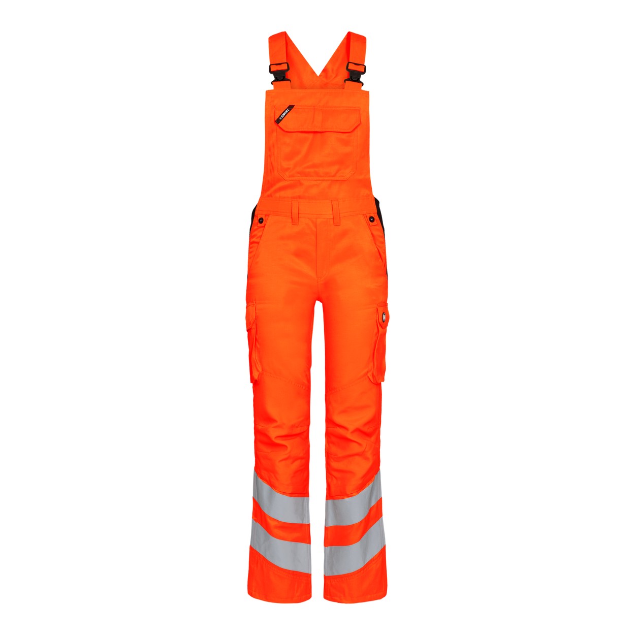 ENGEL Safety Light Damen Latzhose in Hi-vis Orange, Größe 48