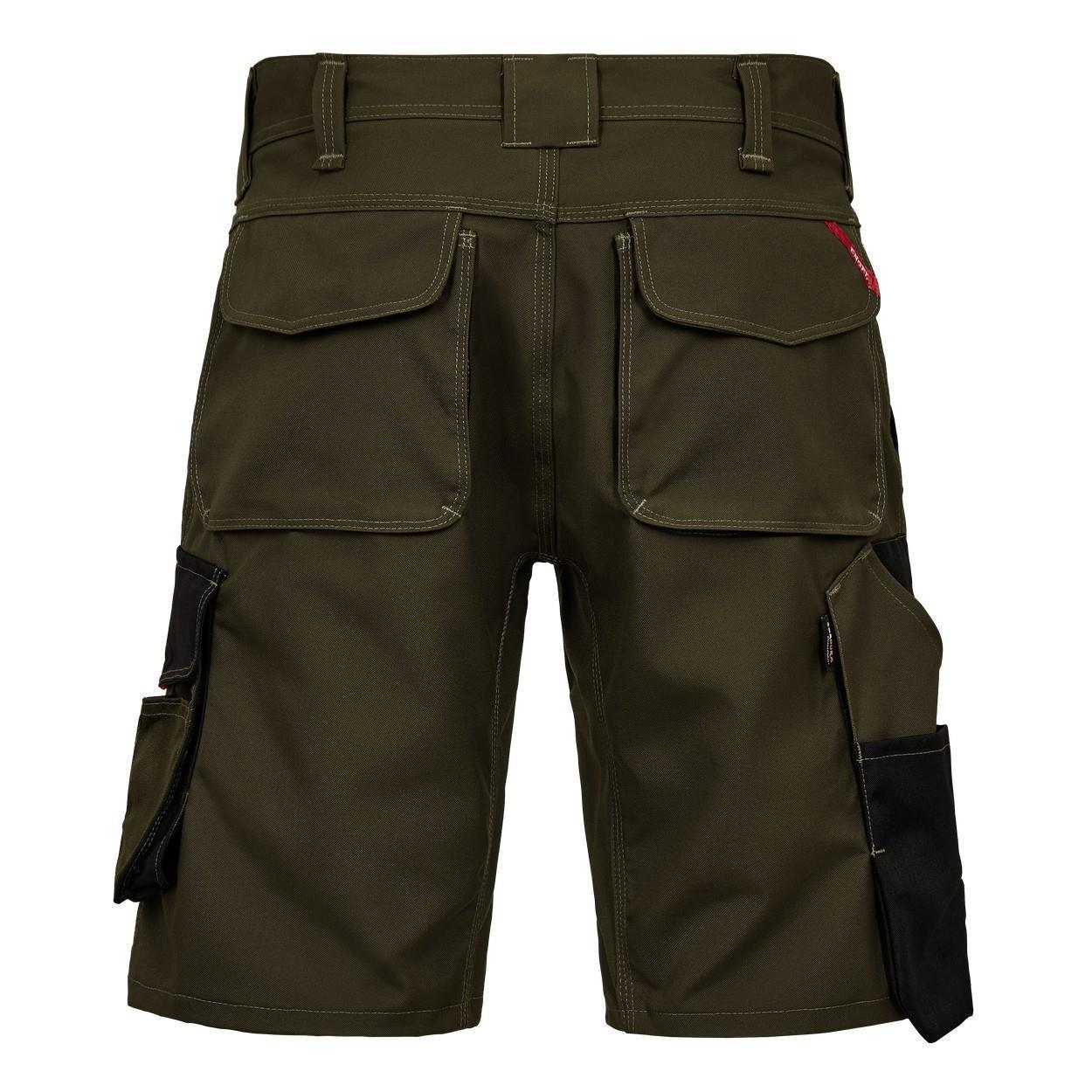 ENGEL Galaxy 6810-254 Arbeitsshorts in Forest Green/Schwarz, Größe 54