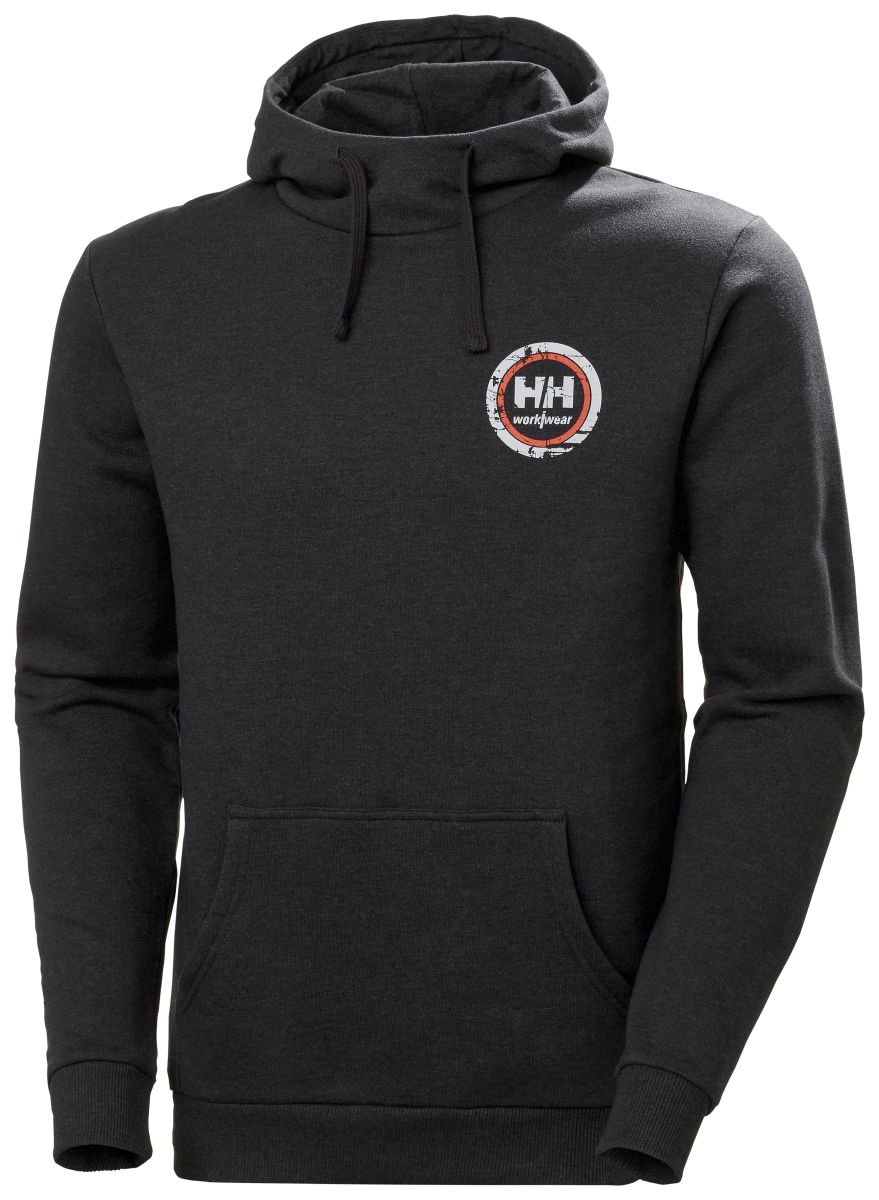 Hoodie Logo in Black, Gr. XL von Helly Hansen Workwear Hoodie Logo in Black, Gr. XL von Helly Hansen Workwear
