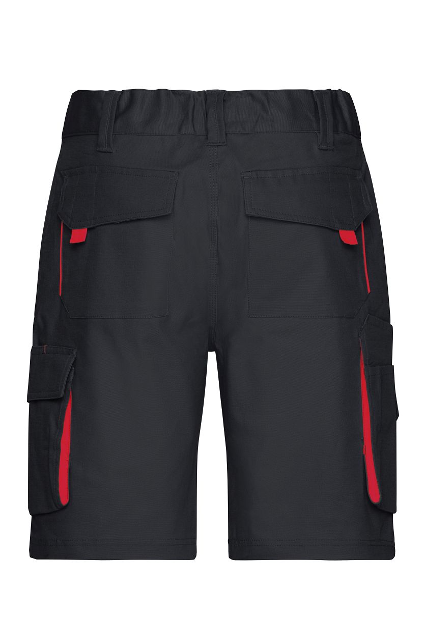 Workwear Bermudas - COLOR - "JN872" in Carbon/Red, Größe 62 - Daiber